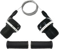 3x7 Speed Bike Shifter Set, 21 Speed Twist Grip Gear Shifters