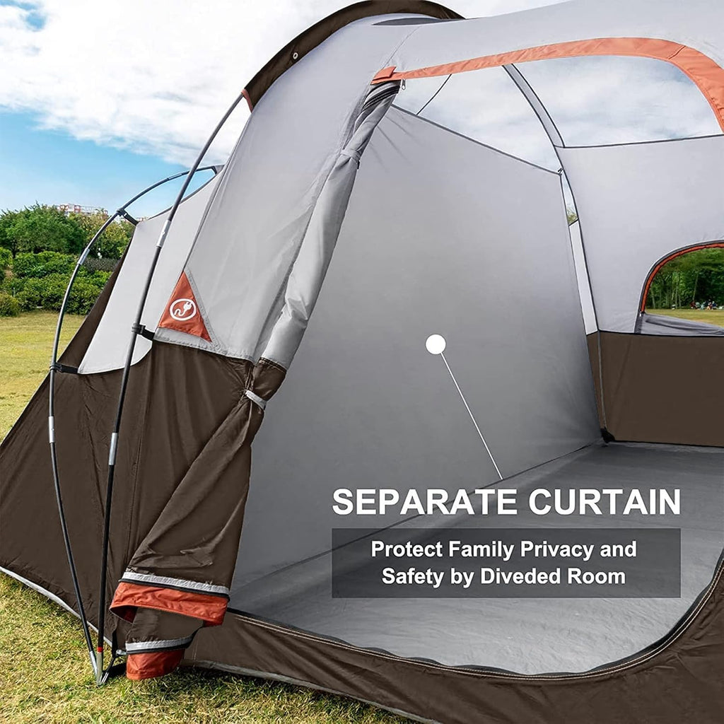 HIKERGARDEN 10 Person Tents for Camping Family Outdoor Dome Tent