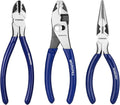 WORKPRO Pliers Set, 3-Piece Professional Pliers Tool Kit