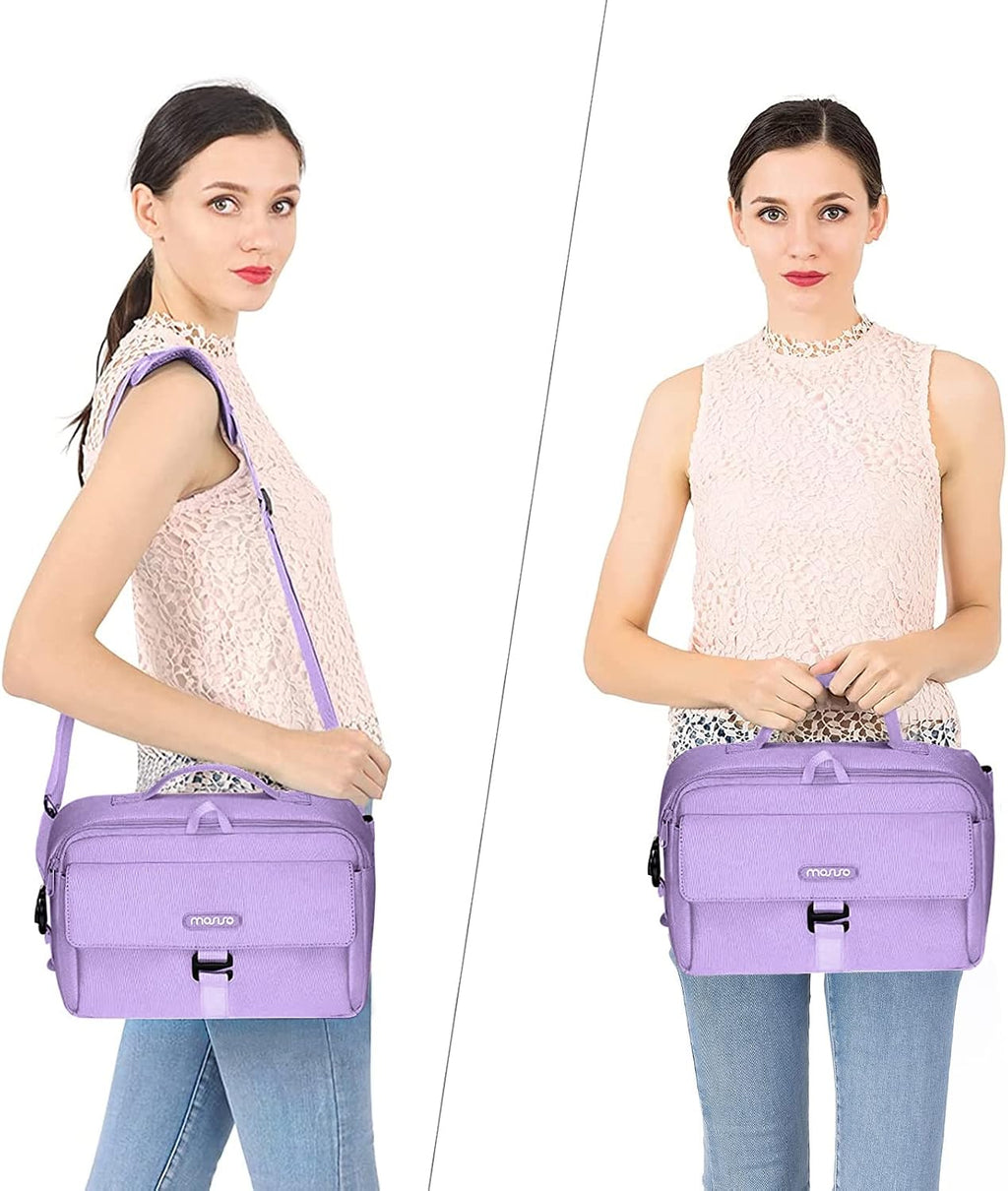 MOSISO Camera Shoulder Bag Camera Case Crossbody Sling Purse, Purple