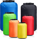6 Pcs Waterproof Dry Bag Set for Kayaking & Camping,Bright