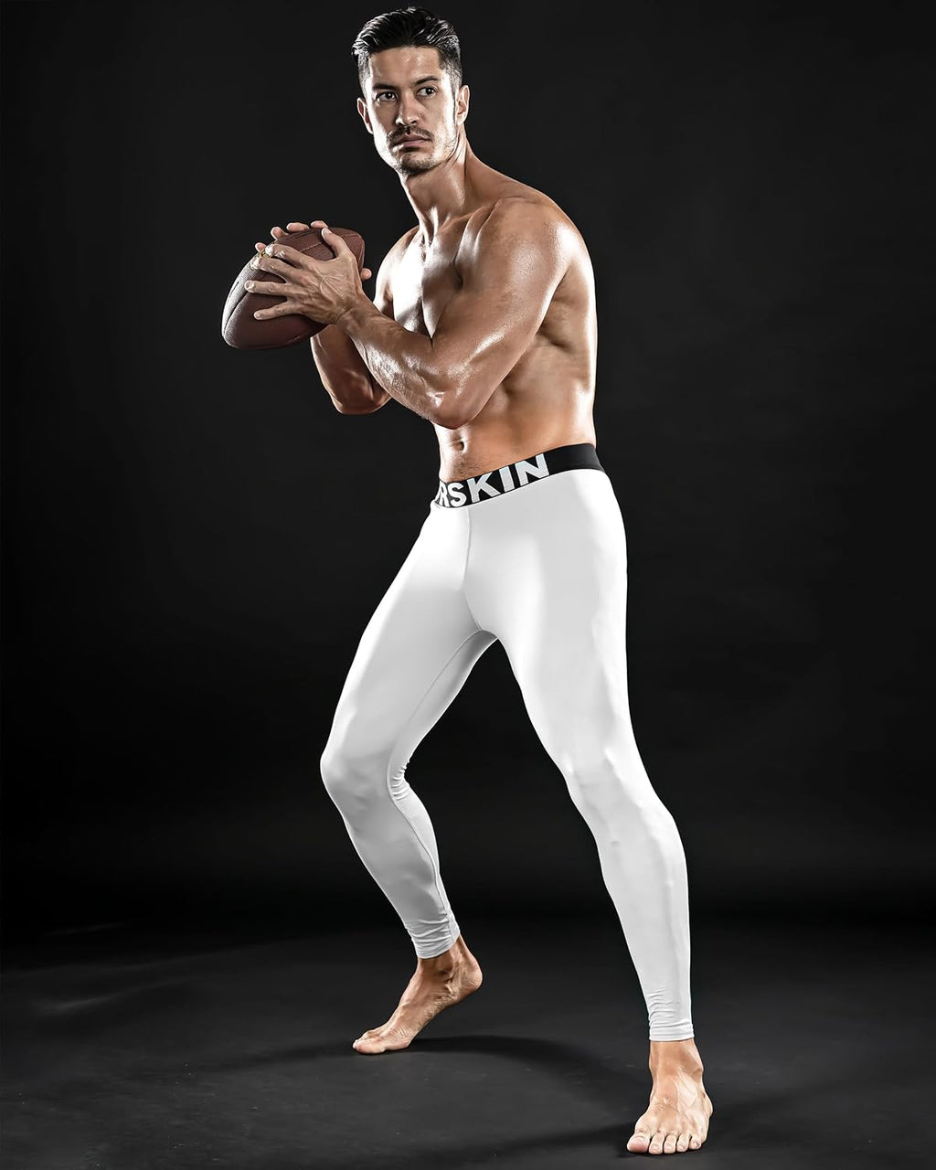 DRSKIN Men’s Compression Pants (5/4/3 Pack) Quick Dry Tights Leggings Sports Baselayer Running Gym Workout