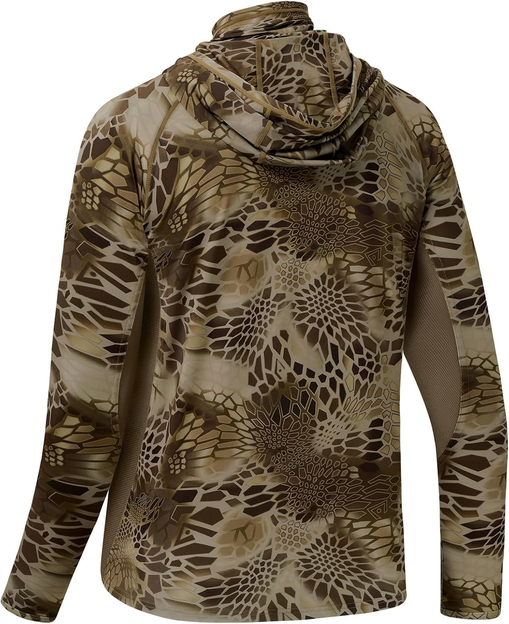 BASSDASH Men's UPF 50+ Camo Long Sleeve Hunting Fishing Hoodie Shirt
