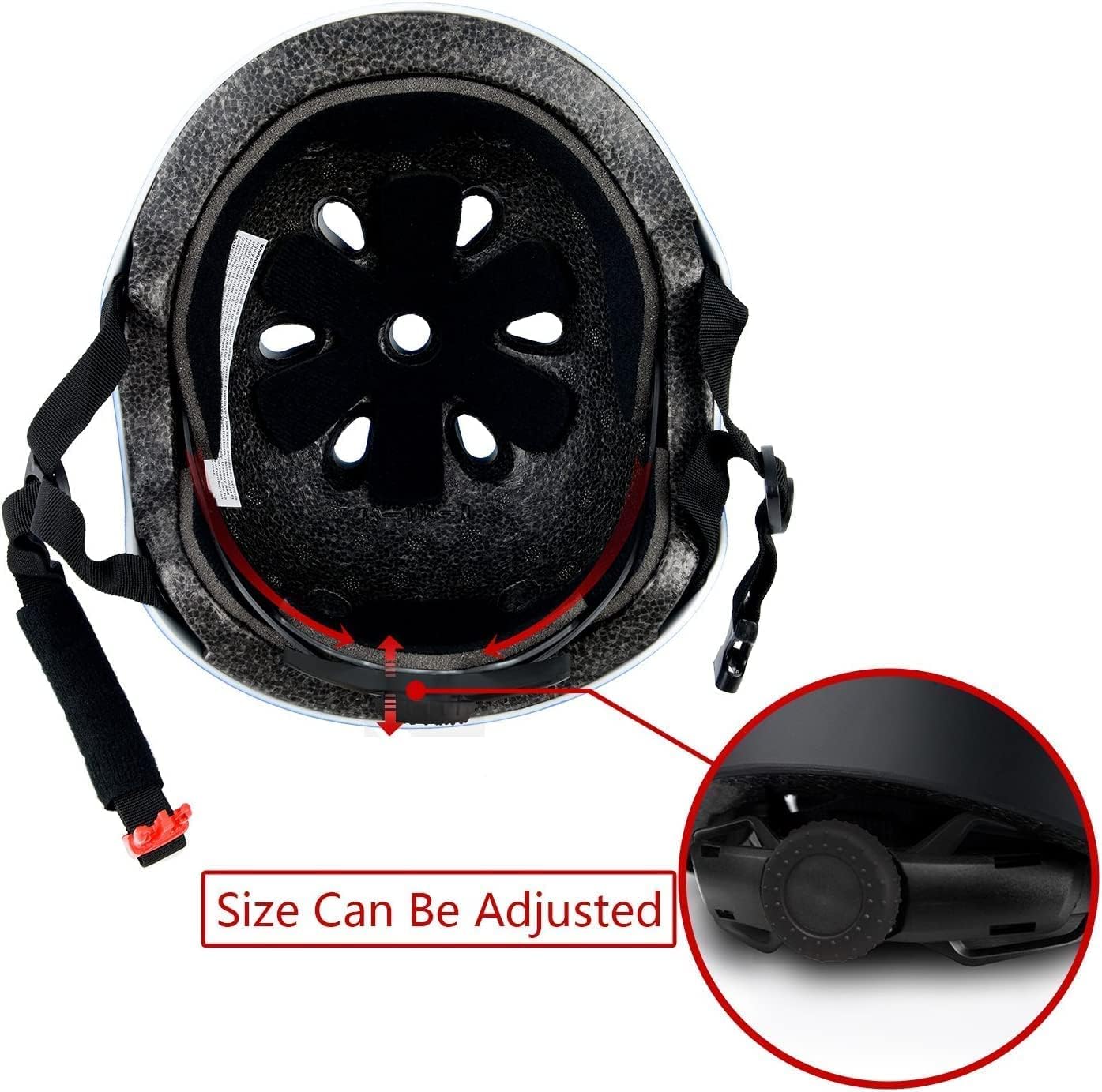 Kids Bike Helmet Set, CPSC Certified with Knee Pads Elbow Pads Wrist Guards,Adjustable Helmet for Ages 3-5-8-15 Toddler Kids&Youth,Bicycle Skateboarding…