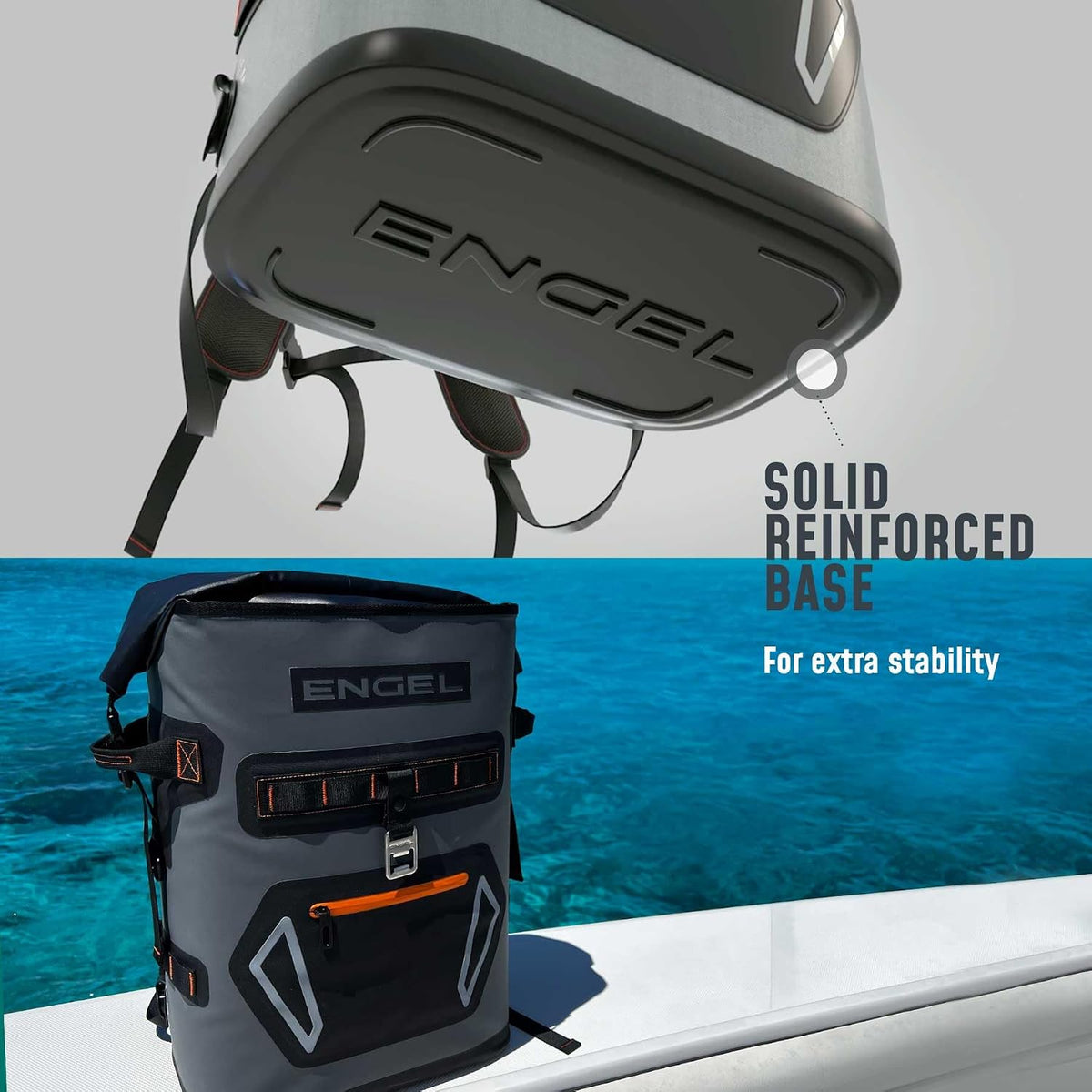 Engel BP25 25 Quart Roll-Top High Performance Backpack Cooler