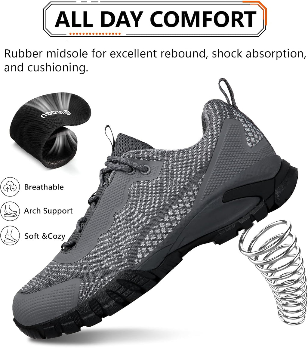LEDINEY Hiking Shoes Women Waterproof for Trail Trekking Camping Outdoor | Lightweight Outdoor Walking Quest All-day Comfort Zapatos de Senderismo para Mujer