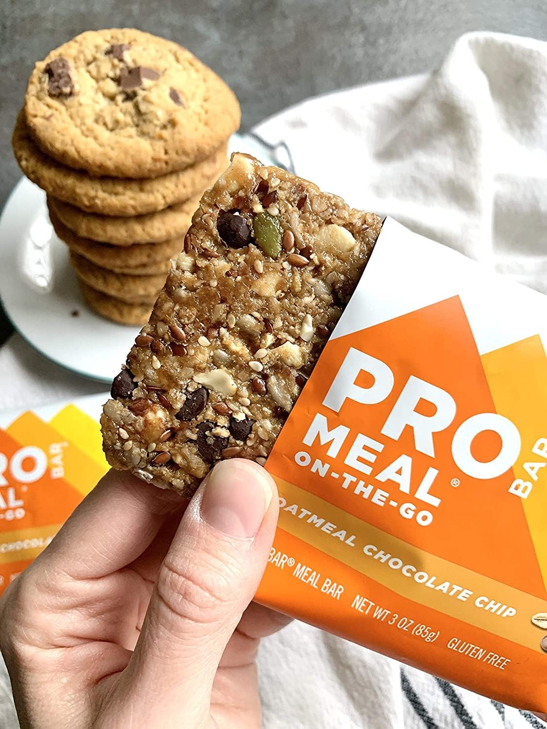 PROBAR MEAL Bar – Plant Based Meal Replacement Bar with Whole Food Ingredients, Oats, Nuts & Seeds, Vegan, Gluten Free, Non-GMO Bar for Breakfast & On-the-Go Energy (12 Flavor Variety Pack), Flavors May Vary
