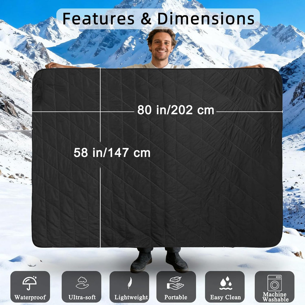 Large Waterproof Outdoor Camping Blanket 80 x 58 inch