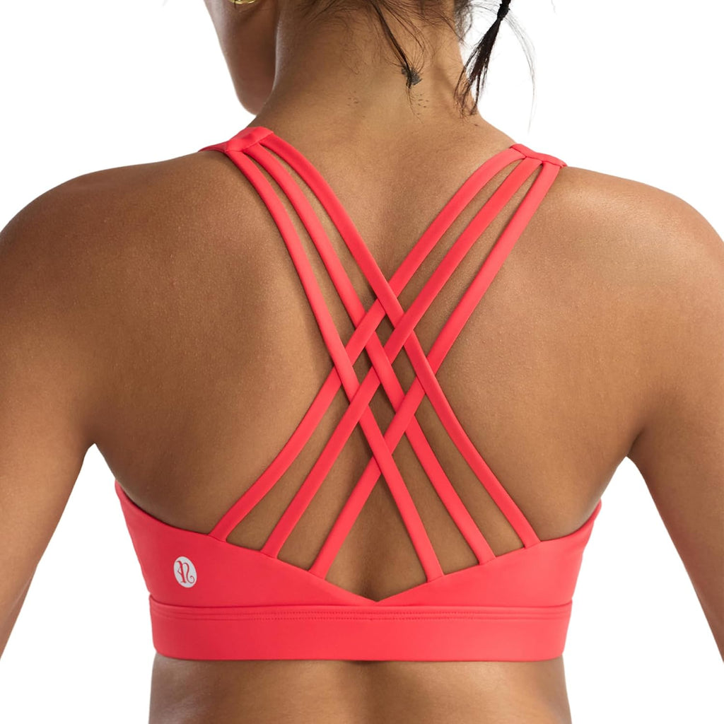 RUNNING GIRL Cross Back High Impact Sports Bras for Women