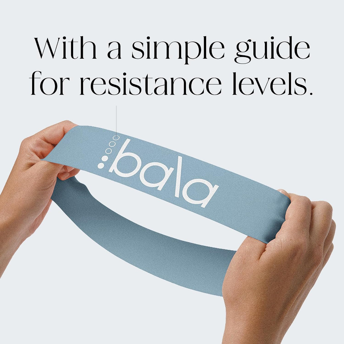 Bala Bands Resistance Bands, Elastic Booty Bands for Home Workouts, 5 Pack
