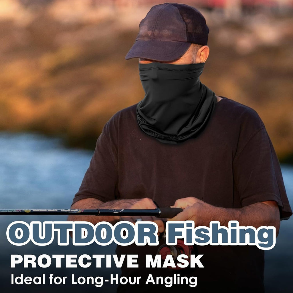 Achiou Cooling Neck Gaiter, UV Protection Face Cover Scarf for Men Women