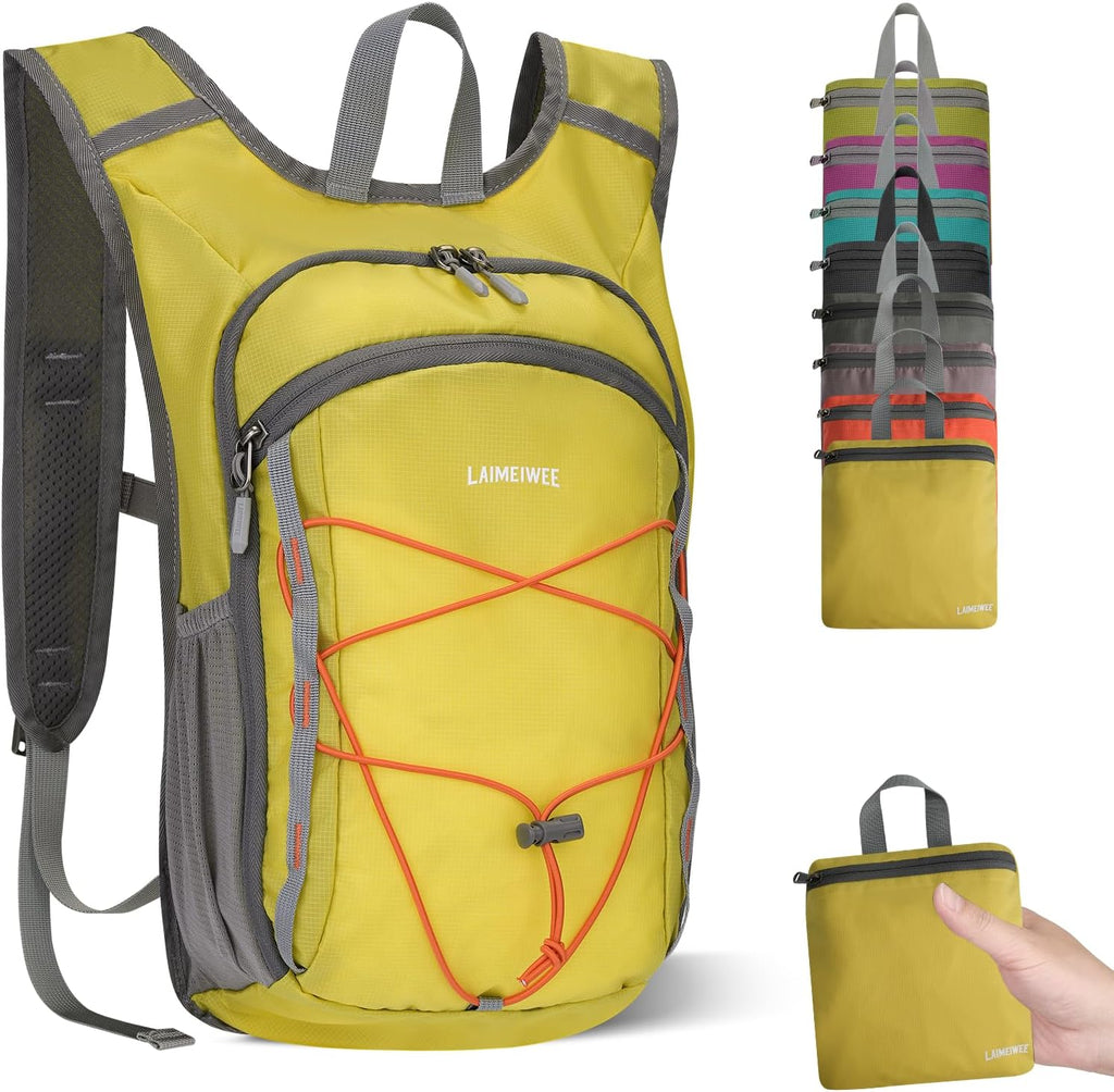 Small Hiking Backpack 13L Lightweight Foldable Travel Daypack for Men Women