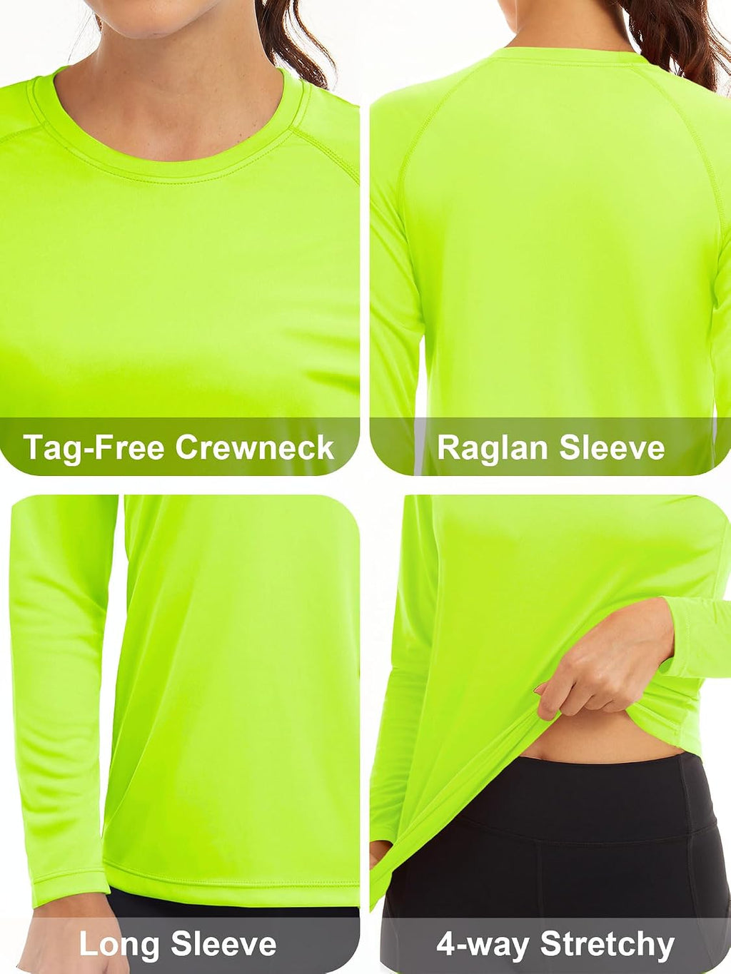 MAGCOMSEN Women's Long Sleeve Shirts UPF 50+ Sun Protection Shirts for Hiking Fishing Workout Rash Guard