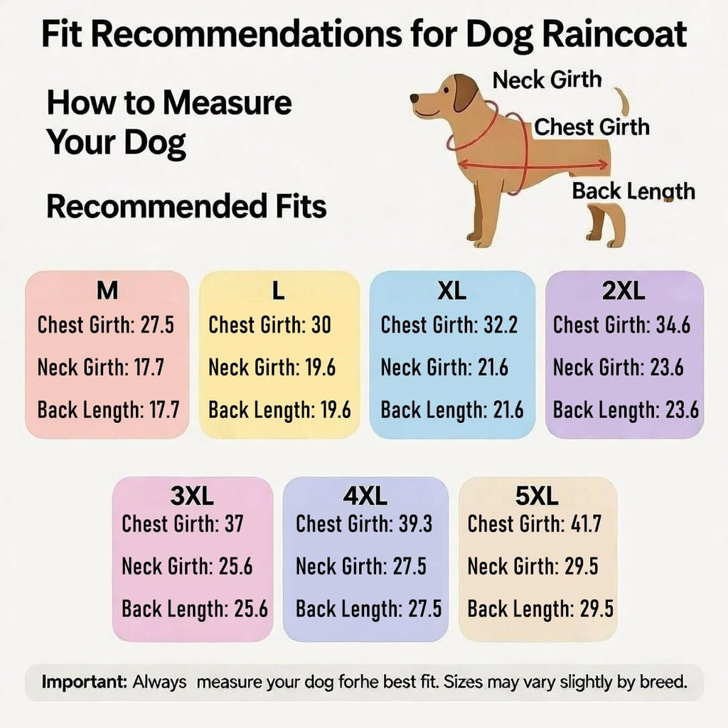 Olsa Dog Raincoat, Dog Hooded Slicker Poncho, 4 Legs Rain Jacket with Reflective Stripe, Transparent Water Proof Resistant Rain Snow Clothes for Small Medium Large (Black, 4XL)