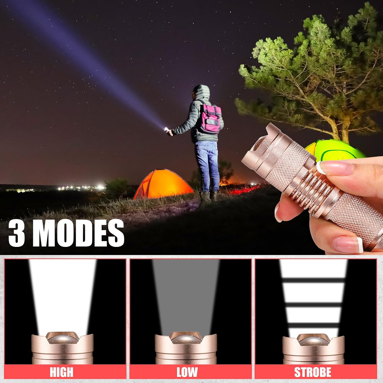 Fumete 20 Pack Mini LED Tactical Flashlights
