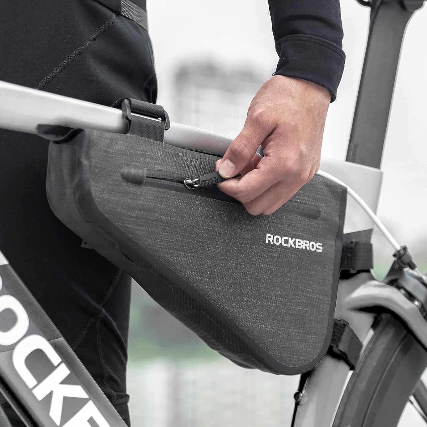 ROCKBROS 2.5L Bike Triangle Frame Bag Waterproof Bikepacking Bag