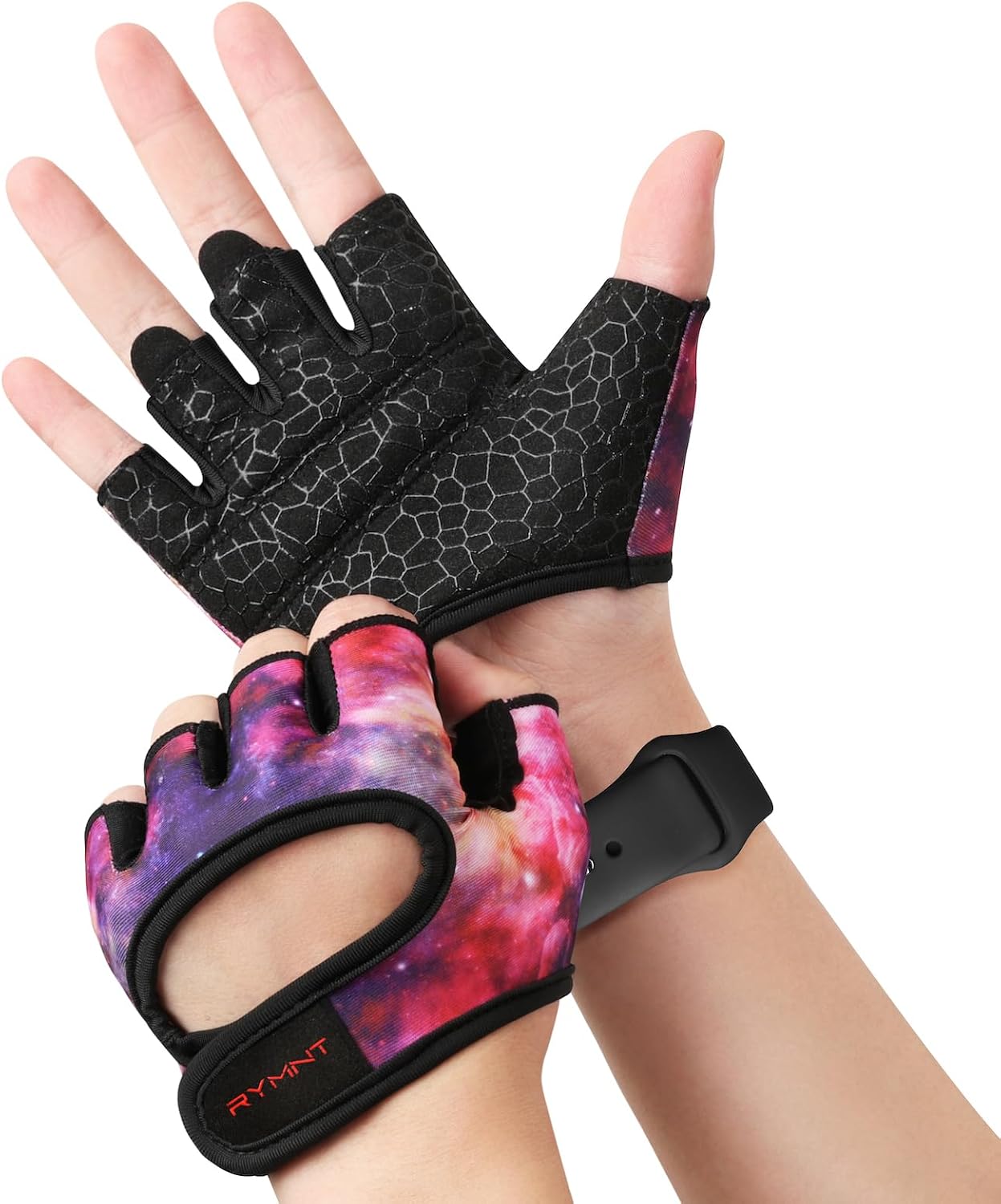 Short Workout Gloves for Women Men, Weight Lifting Gloves Full Palm Pads