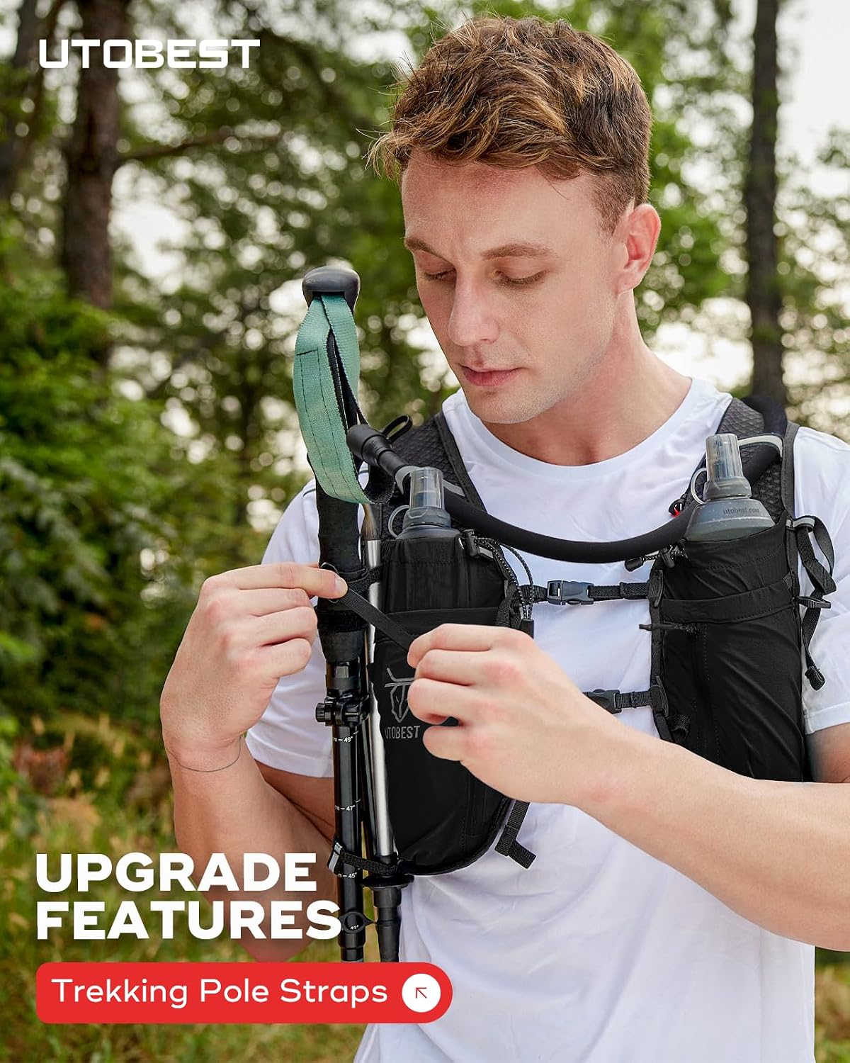UTOBEST Running Vest Lightweight Hydration Pack 10L UTR110