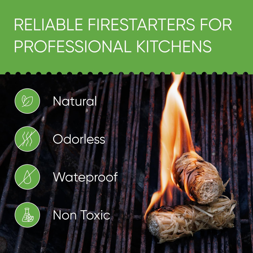 Inflame Fire Starters 800 pcs - Fire Starters for Campfires, Charcoal, BBQ