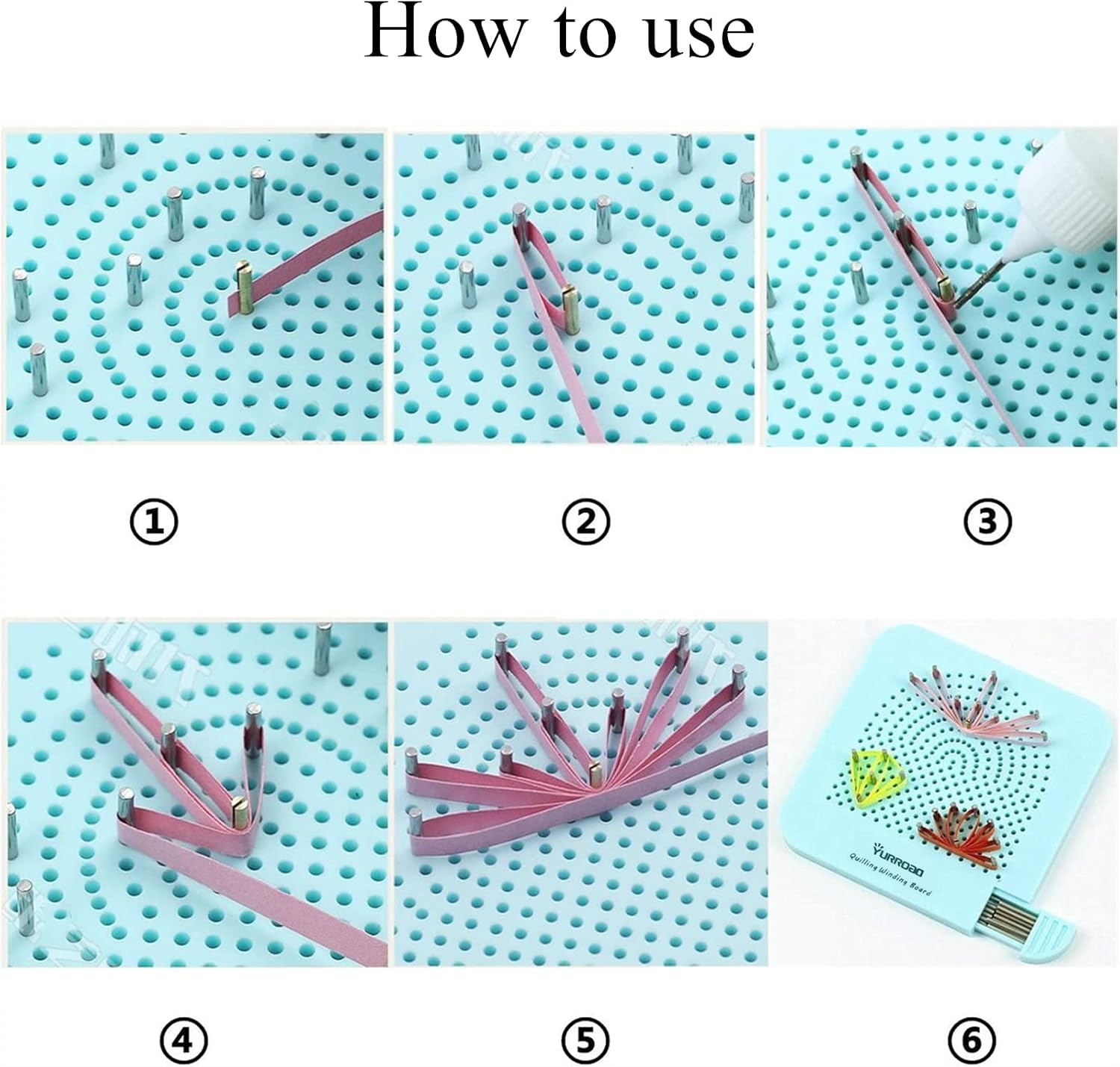 Complete Paper Quilling Kit with 1860 Strips, Electric Pen and Tools