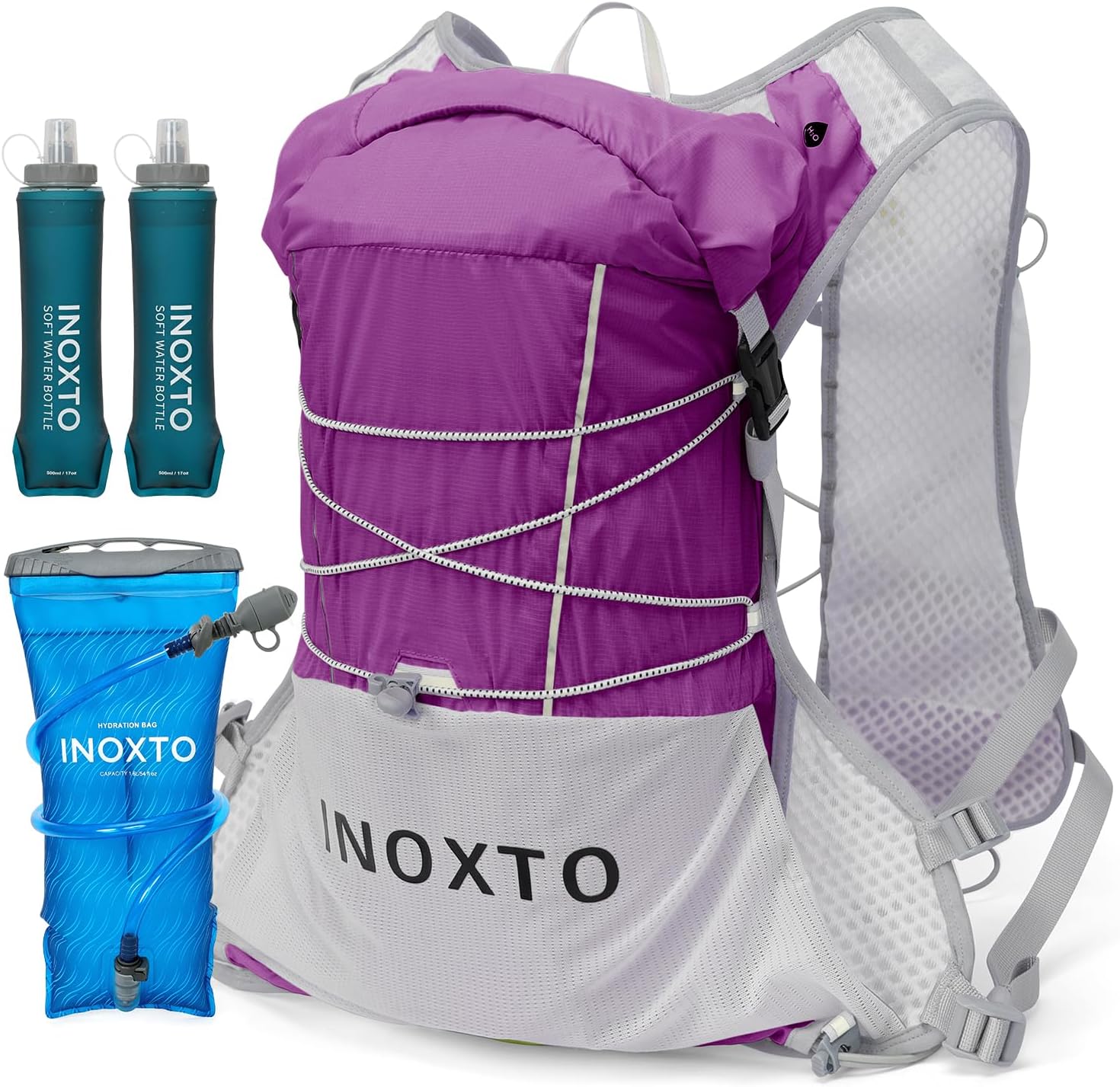 IX INOXTO Running Vest Hydration Backpack, Lightweight Running Backpack