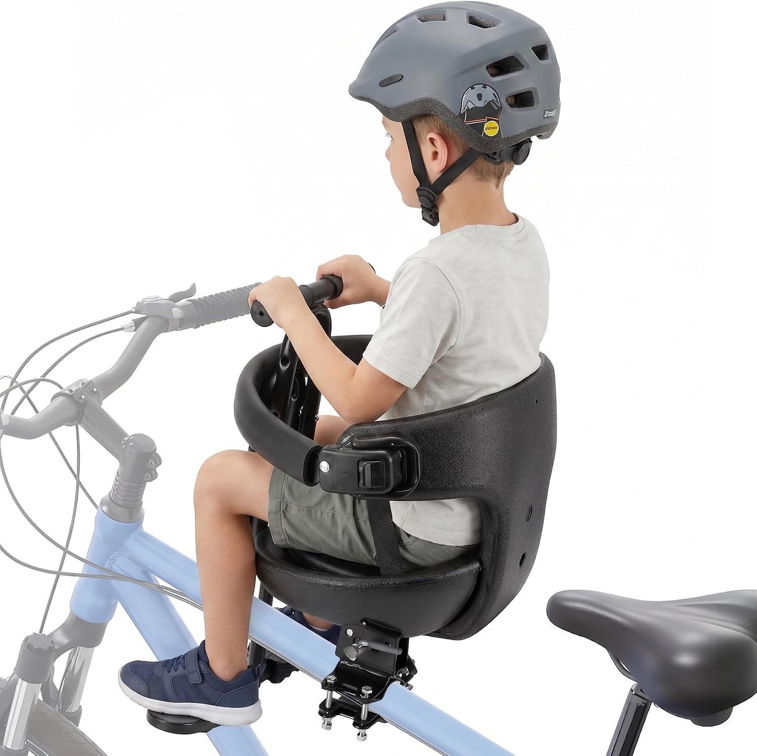Kid's Bike seat Front Child Carrier Bike Chair for Bicycle Kids seat for Children 2~4 Years,Weight 55 lbs