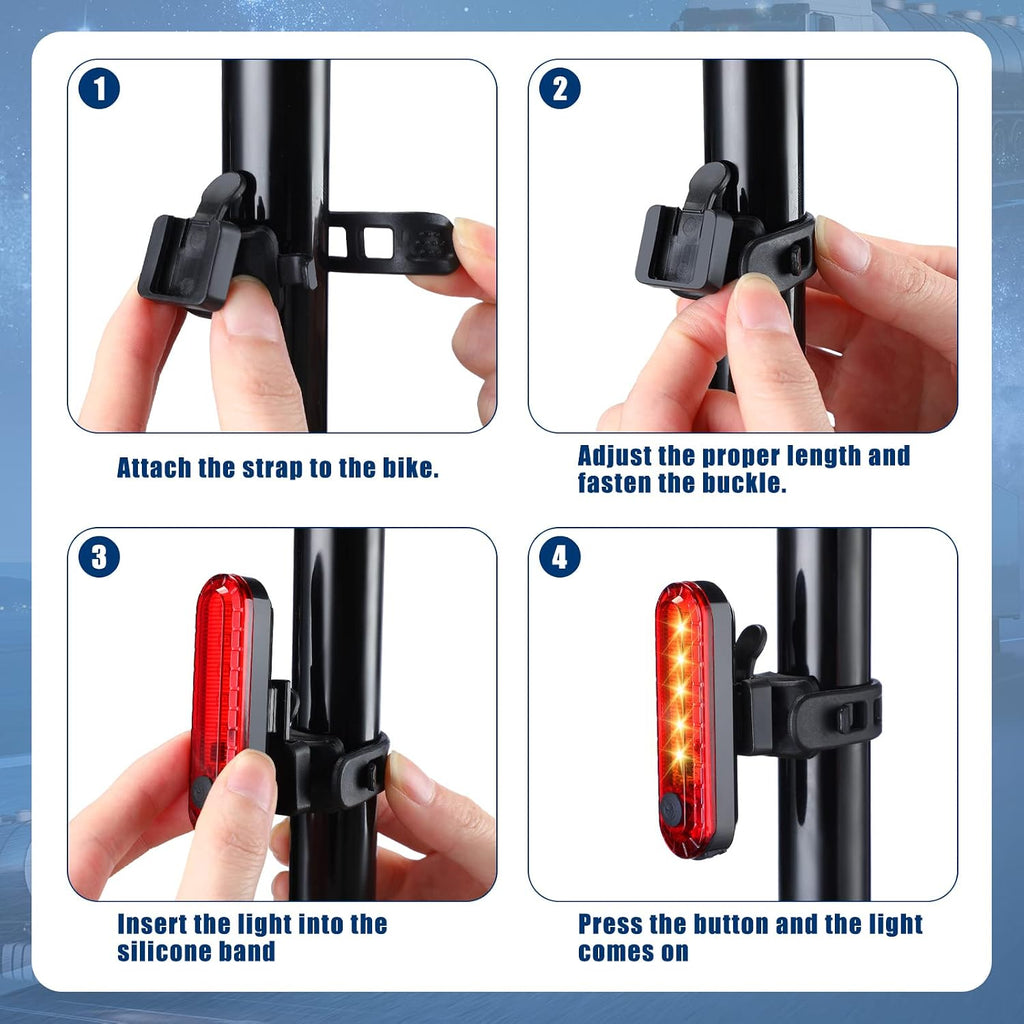 Jerify Bicycle Light Rechargeable Kayak Light