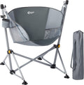 Portal Hammock Camping Chair,350 lbs Folding Rocking Chair for Adults, Grey