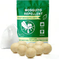 Natural Mosquito Repellent Outdoor Patio Pills, Peppermint Oil 10 Pcs Natural Mosquito Repellant Balls, Safe for Kids &amp; Pets, Bug Deterrent for Home &amp; Patio, Keep Mosquitoes Camping Travel Fishing