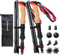 BISINNA Carbon Fiber Trekking Poles Collapsible Hiking Poles 2PC