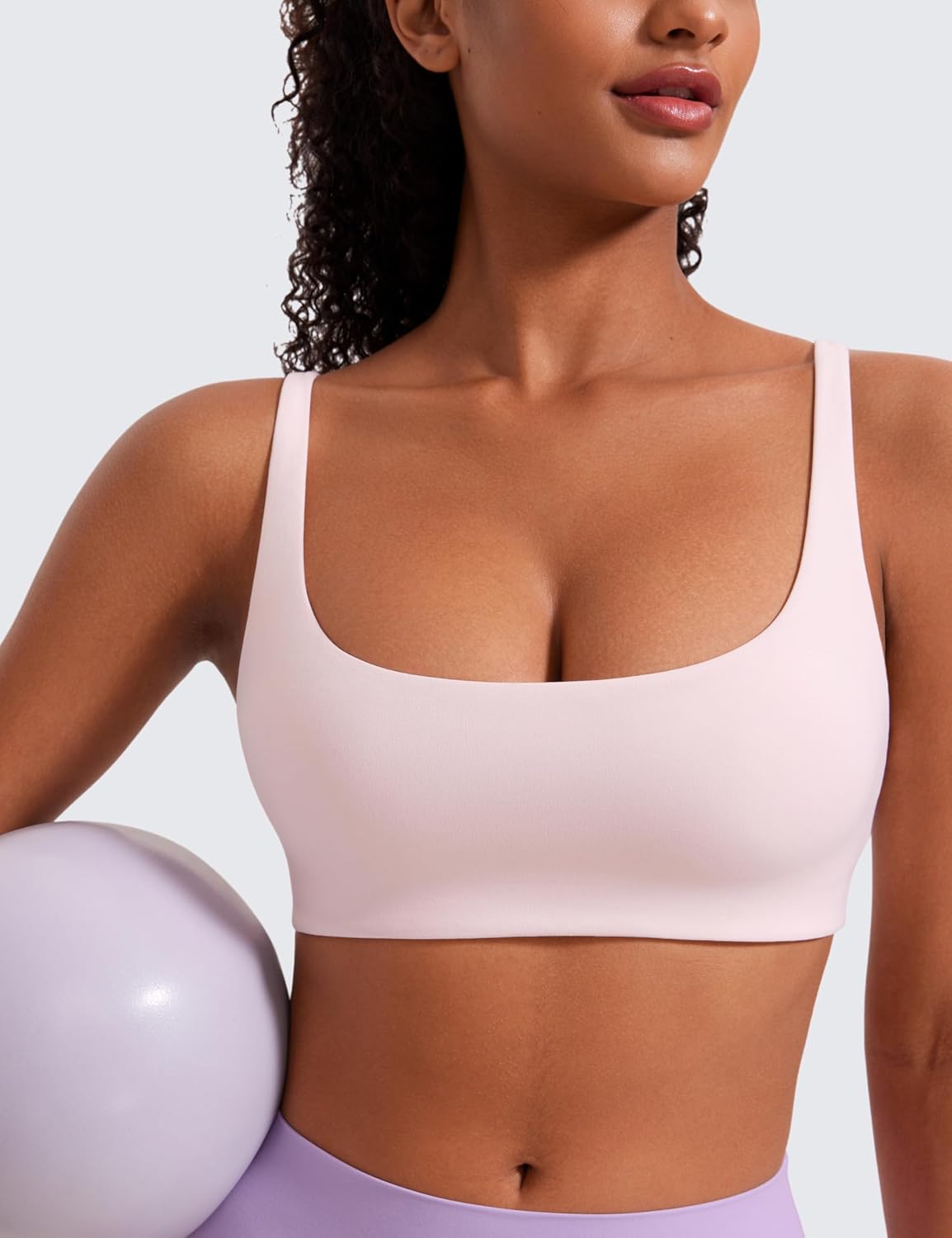 CRZ YOGA Butterluxe Square Neck Sports Bras