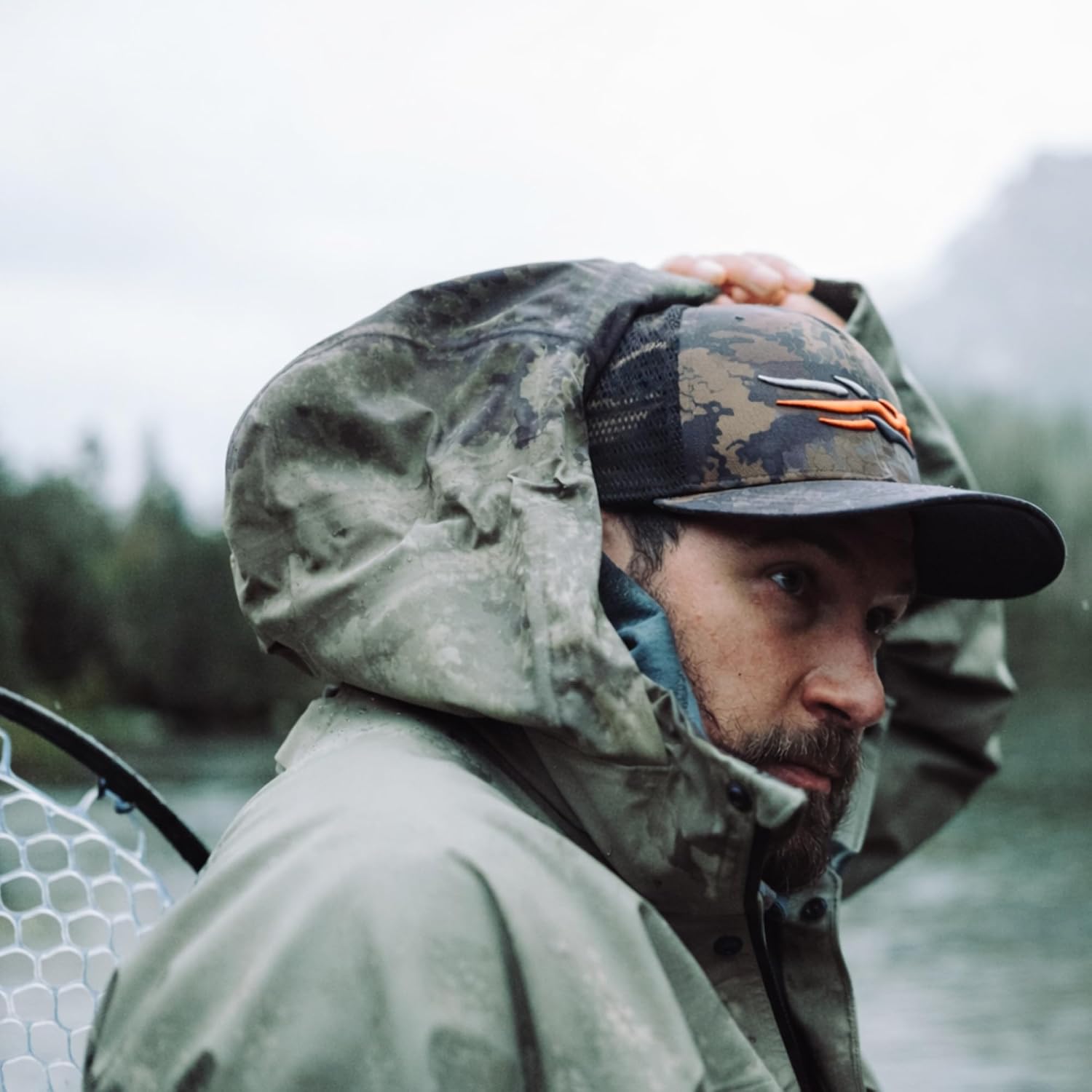 SITKA Trucker Hat - Adjustable Outdoor Snap Back Hat for Men