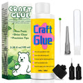 Craft Glue, 3.38 Fl Oz, Quick-Dry, Fine Tip, Dries Clear