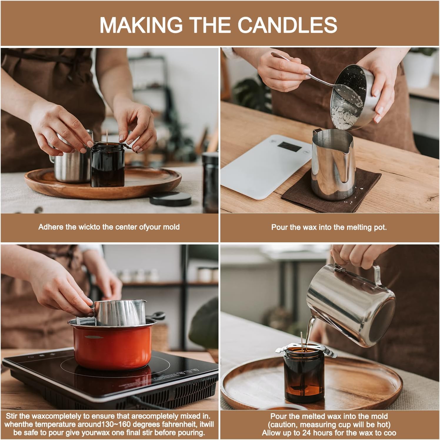 Pure Soy Wax for Making Candle-DIY Soy Wax Candle-5 Pound Bag