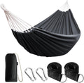 ANYOO Cotton Camping Hammock Portable with Tree Straps Holds 660lbs