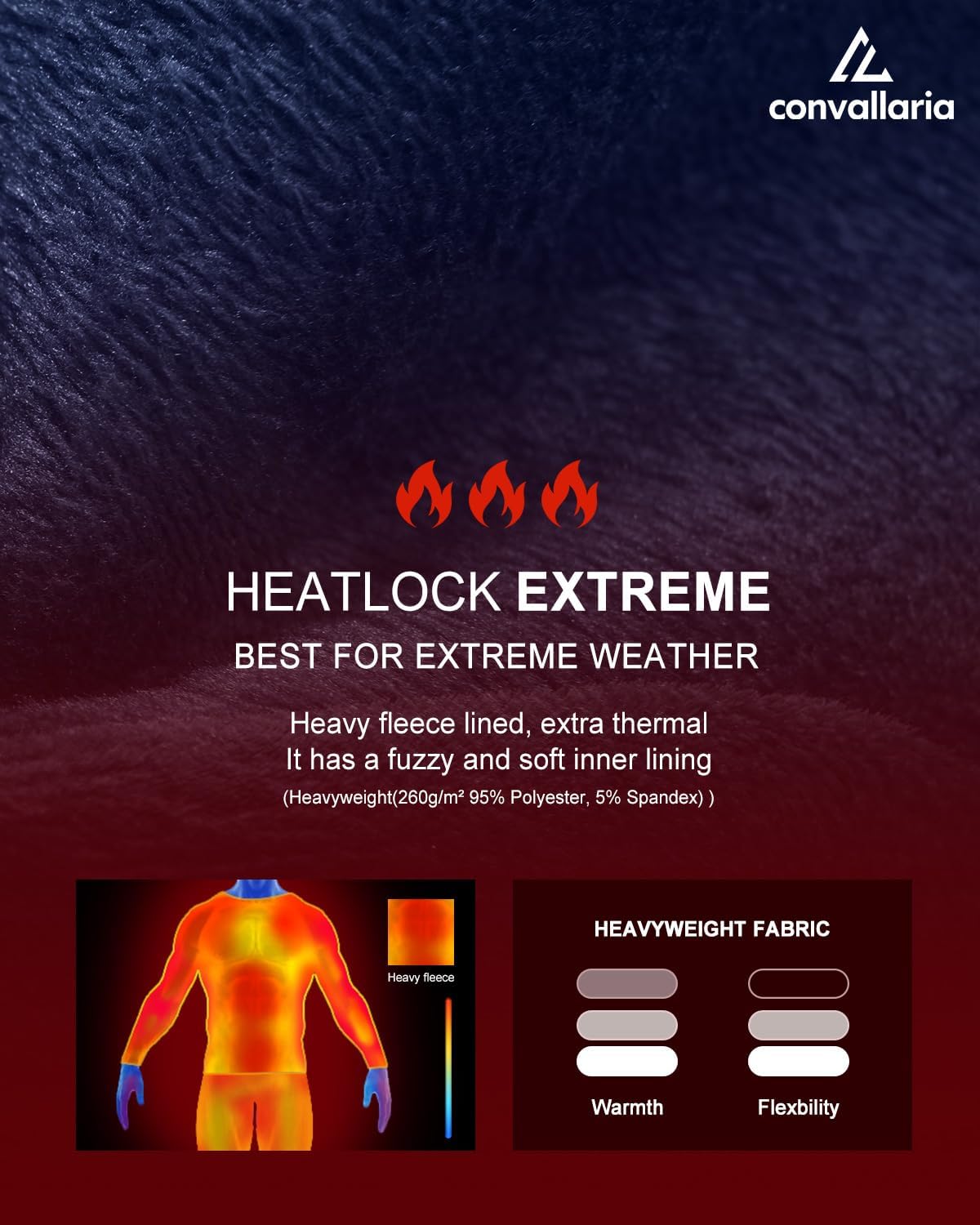Thermal Underwear Long Johns for Men Cold Weather Base Layer Set