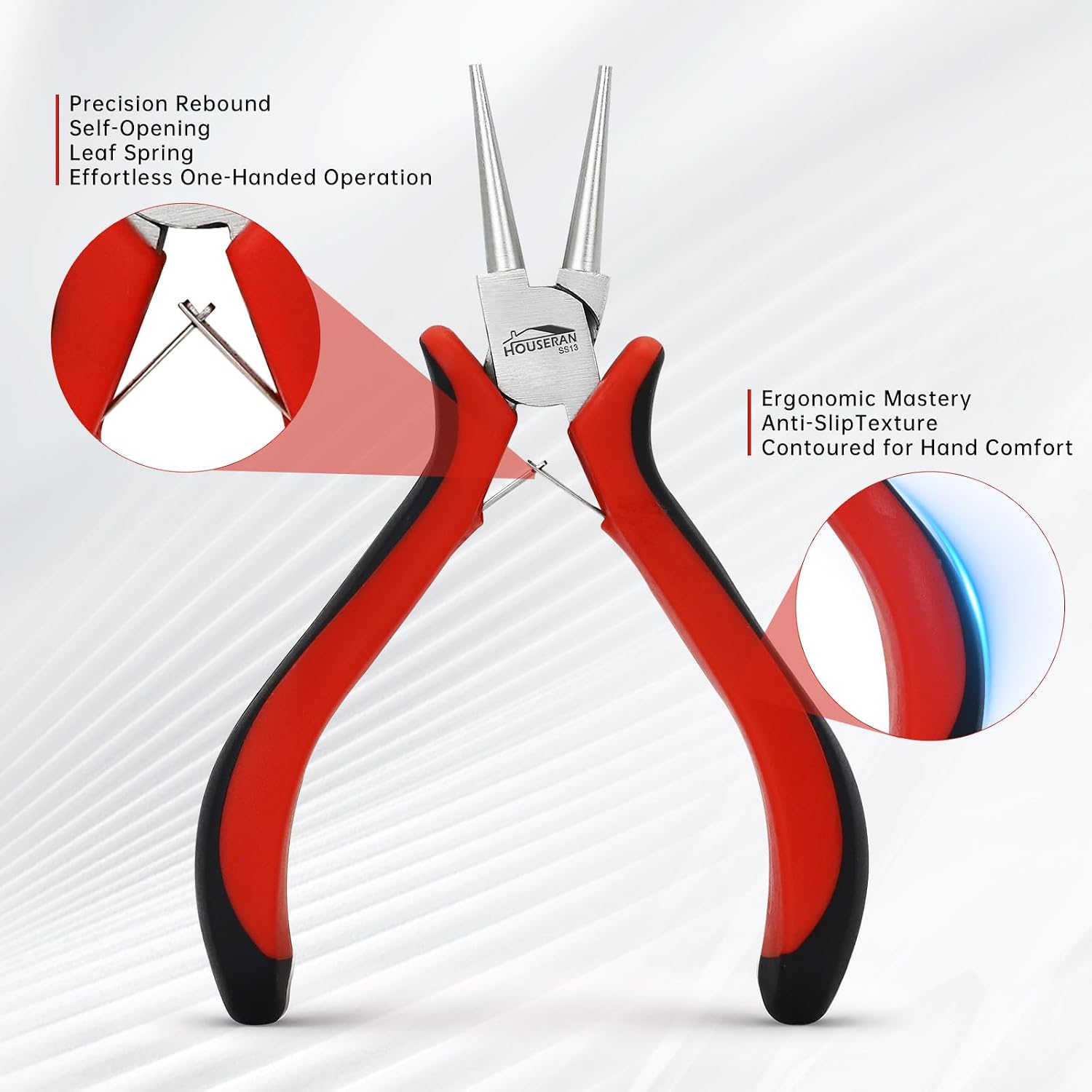 8-Piece Mini Jewelry Pliers Set, Needle Nose, Round Nose & Cutters