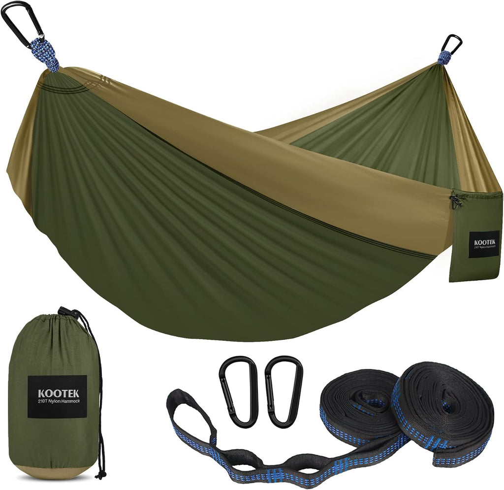 Kootek Camping Hammock 400lbs Capacity Outdoor Camping Essentials, Single