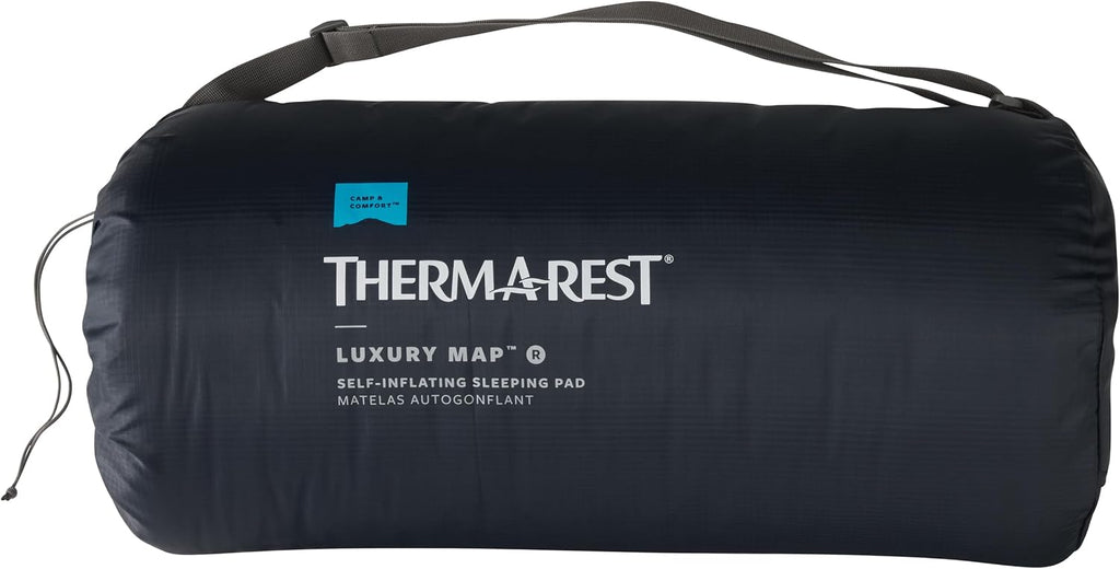 Therm-a-Rest LuxuryMap Self-Inflating Foam Camping Sleeping Pad, Regular - 20 x 72 Inches