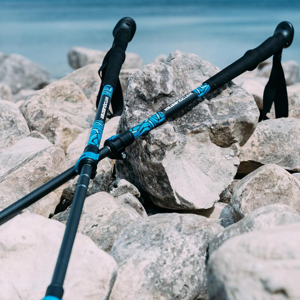 Strider X Carbon Fiber Trekking Poles Adjustable Hiking Poles