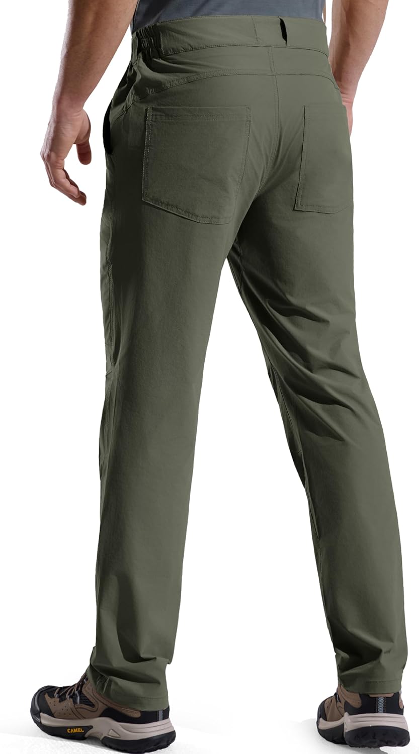 FREE SOLDIER Men's Outdoor Cargo Hiking Pants with Belt