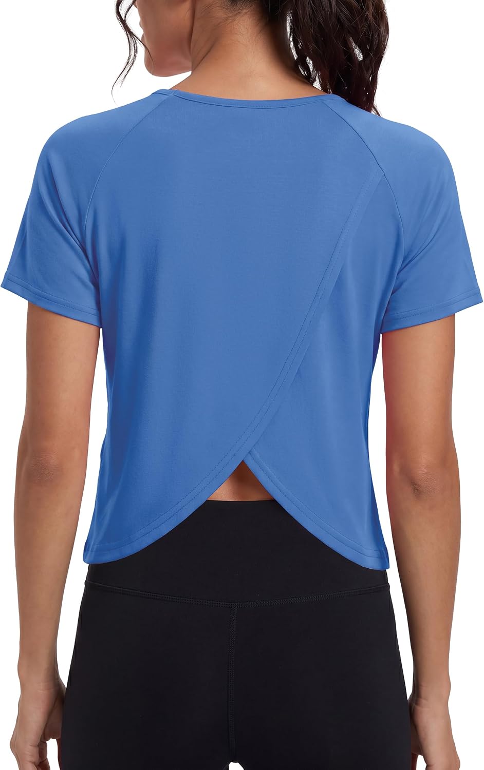 Quenteen Women's Short Sleeve Workout Shirts Athletic Tops Summer Activewear Gym Running Tennis Yoga Tee Shirt