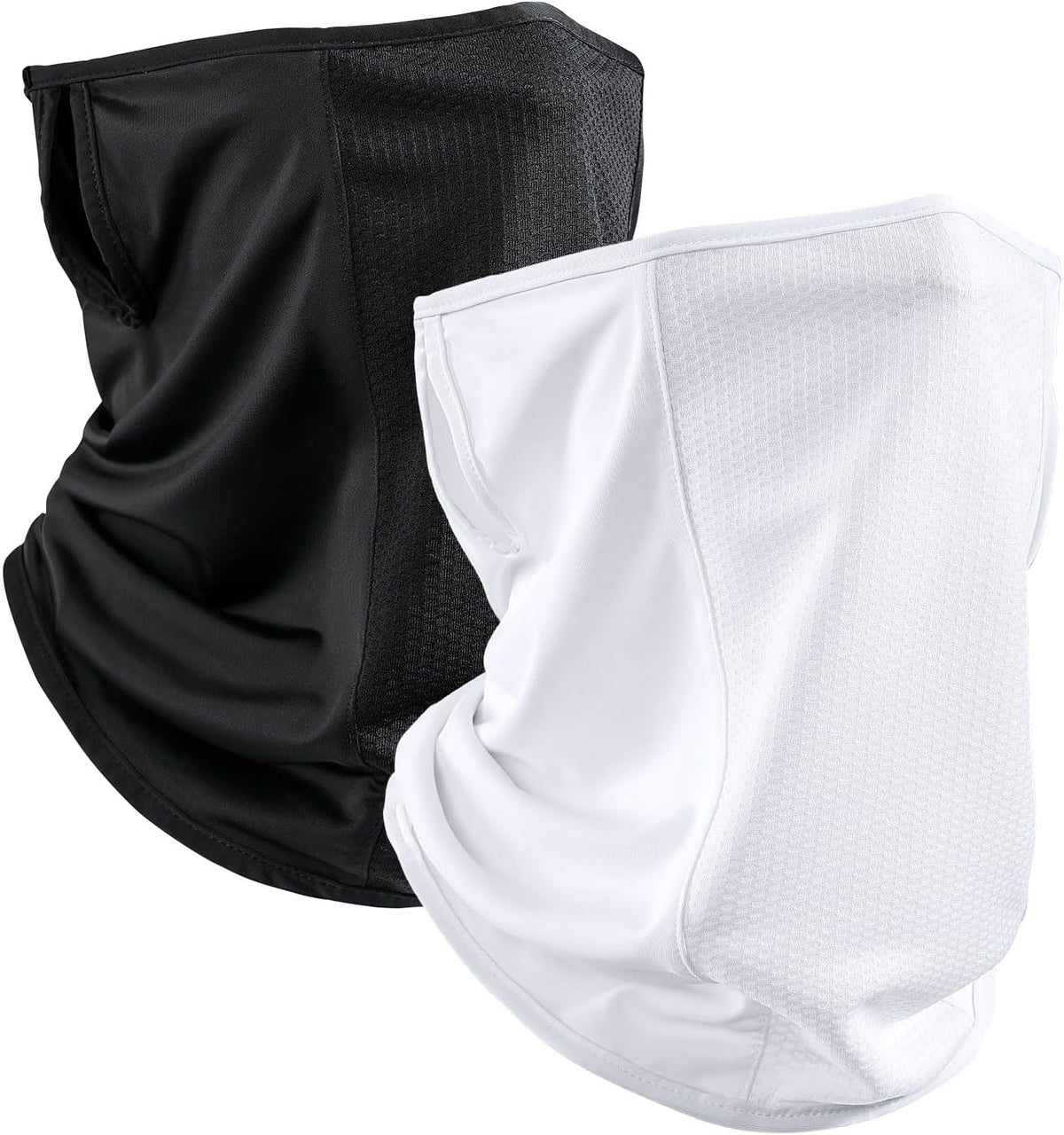 OZERO Cooling Neck Gaiter Face Mask With Ear Loops, UPF 50+ UV Protection
