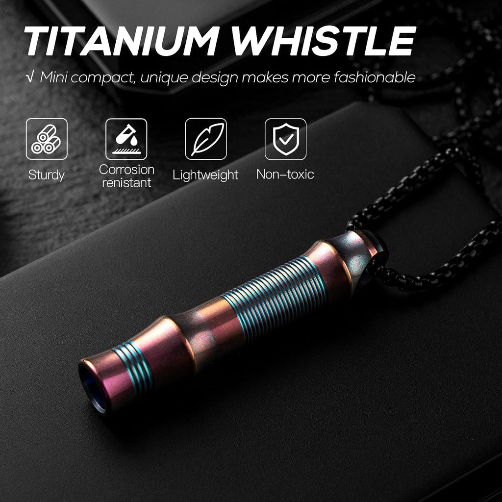 TISUR Titanium Emergency Whistle,Dog Whistle