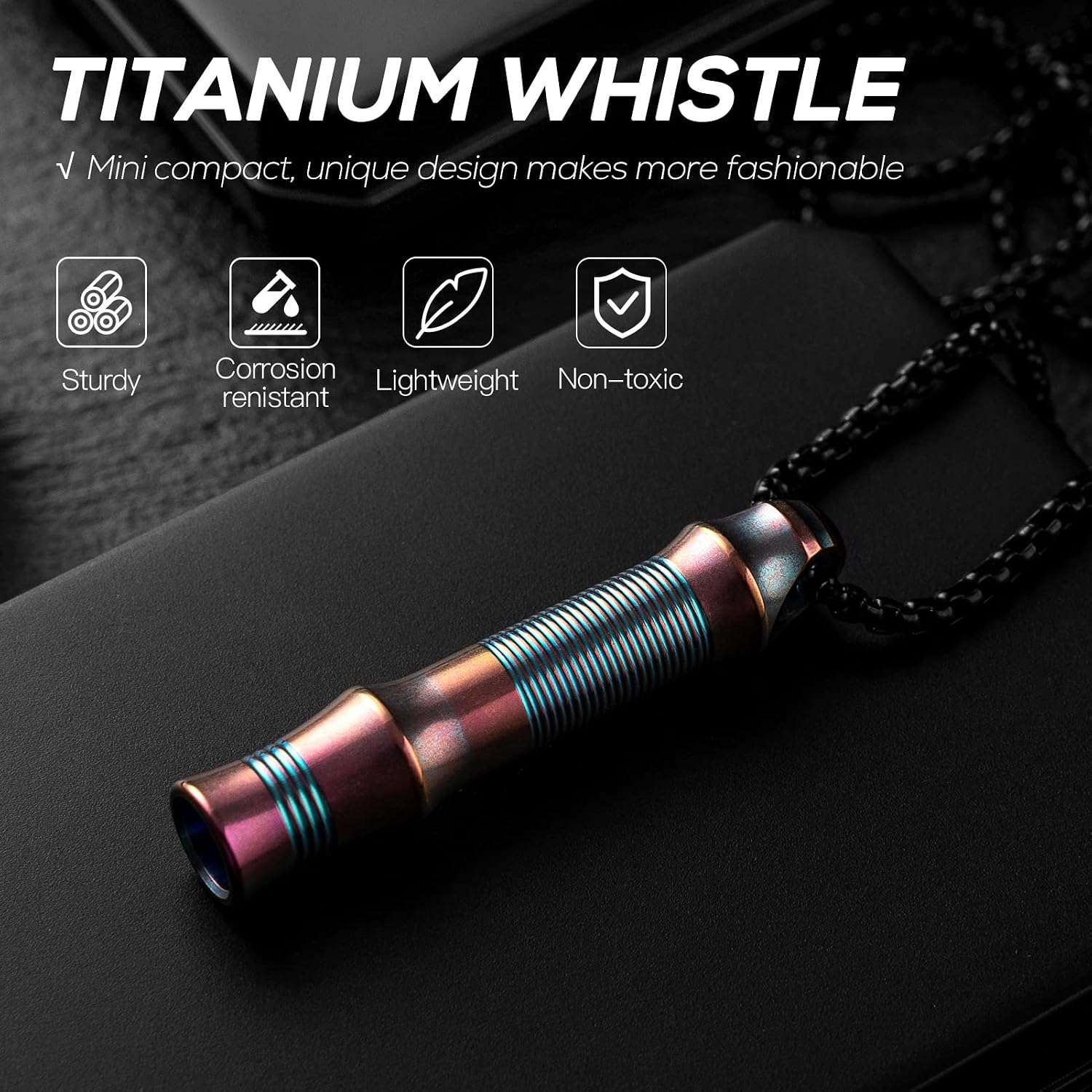TISUR Titanium Emergency Whistle,Dog Whistle