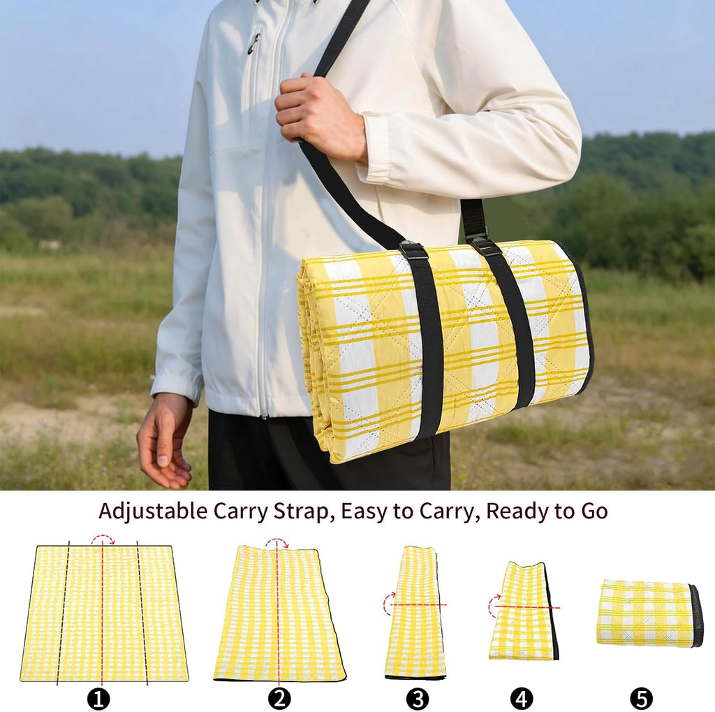 Waterproof Sandproof Beach Blanket Outdoor Picnic Mat(60"*80")