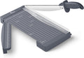Firbon 12" Guillotine Paper Cutter with Hidden Ruler, Compact Paper Trimmer