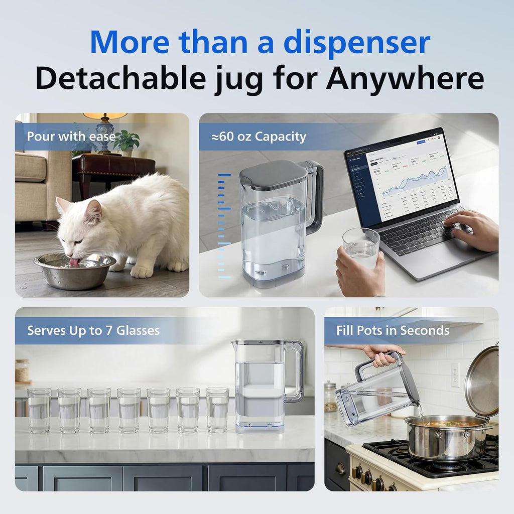 PHILIPS Countertop RO Water Filter, Instant Hot and Cold Dispenser