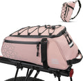 KEMIMOTO Rear Bike Rack Bag - 8L PVC Water Resistant Ebike Bags for Bicycle