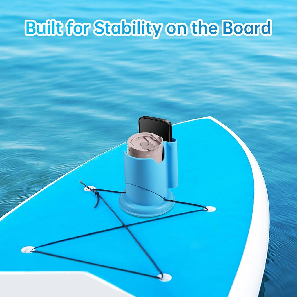 Paddle Board Cup Holder, 2-in-1 Drink & Phone Holder, SUP Accessories